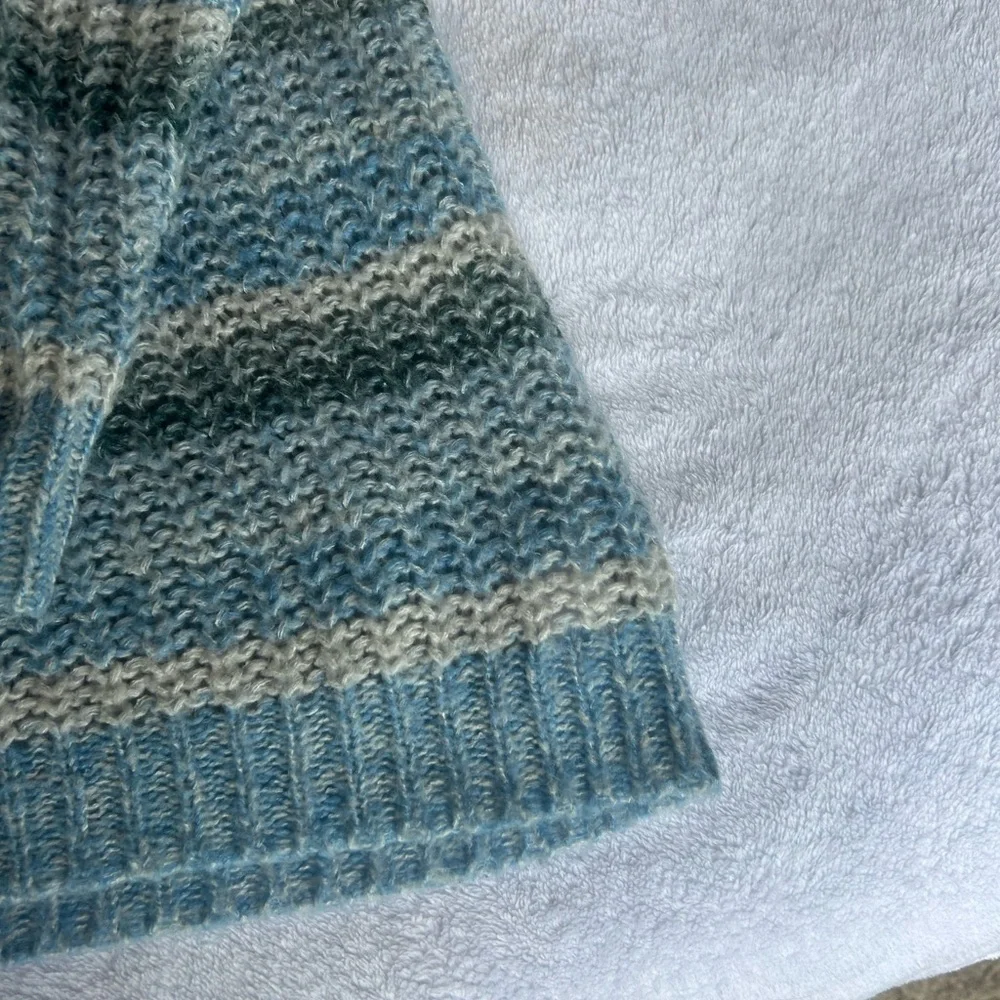 American Eagle Outfitters Blue and Green Knit Sweater - Picture 2 of 4